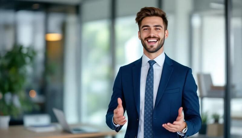 Un jeune professionnel exprime avec passion ses centres d'intérêt, mettant en avant ses compétences et son parcours pour attirer l'attention des recruteurs. Cette présentation dynamique illustre l'importance de savoir faire un CV percutant pour se démarquer sur le marché du travail.