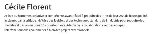 exemple de cv de profil personnel