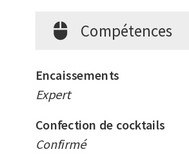 exemple de cv de compétences